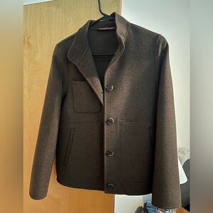 Comptoir Des Cotonniers Green Peacoat/Button-up, Sise 34 France